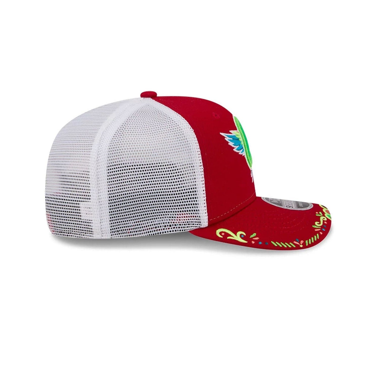 Pictured is this MiLB La Copa 2026 Charlotte Knights 9SEVENTY Stretch Snap cap in Red. 6