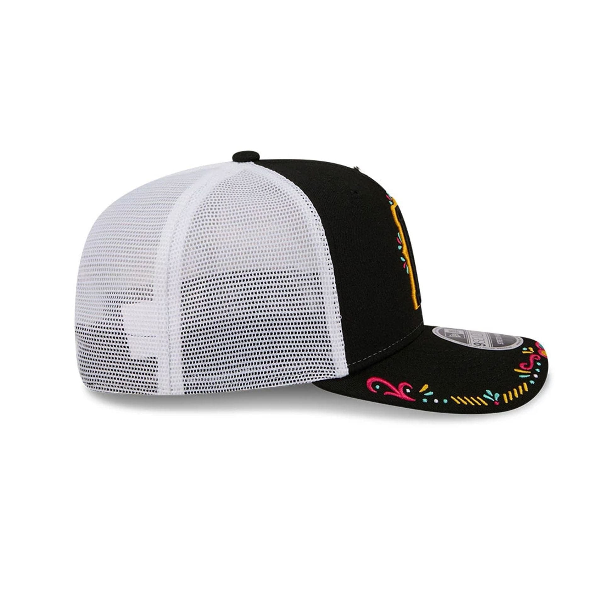 Pictured is this MiLB La Copa 2026 Salt Lake City Bee 9SEVENTY Stretch Snap cap in black. 6