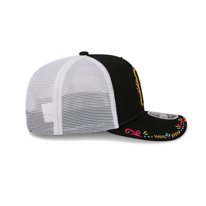 Pictured is this MiLB La Copa 2026 Salt Lake City Bee 9SEVENTY Stretch Snap cap in black. 6