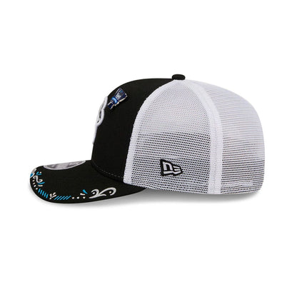 Pictured is this MiLB La Copa 2026 Las Vegas Aviators 9SEVENTY Stretch Snap cap in blue. 5