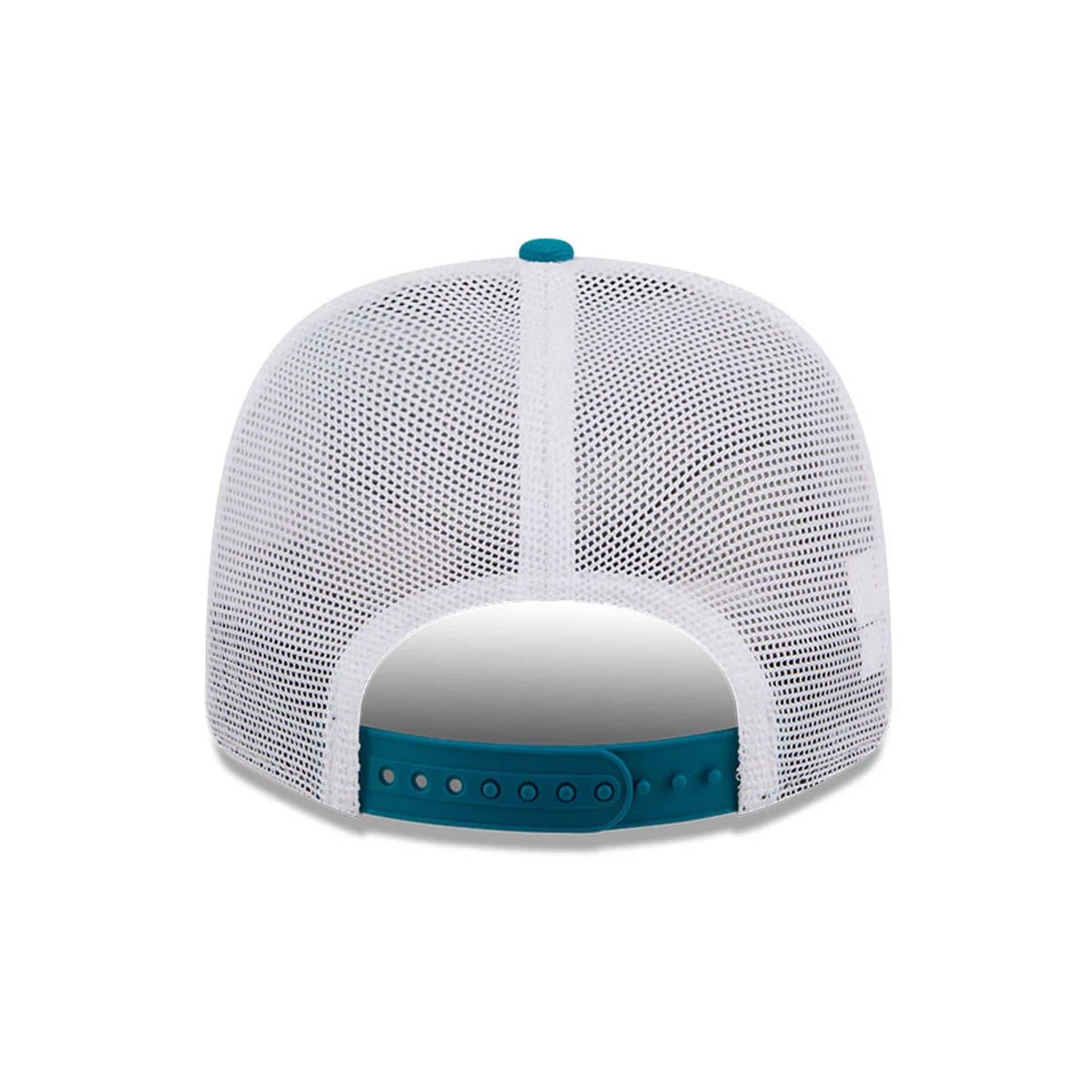 Pictured is this MiLB La Copa 2026 Albuquerque Isotopes 9SEVENTY Stretch Snap cap in Turquoise. 7