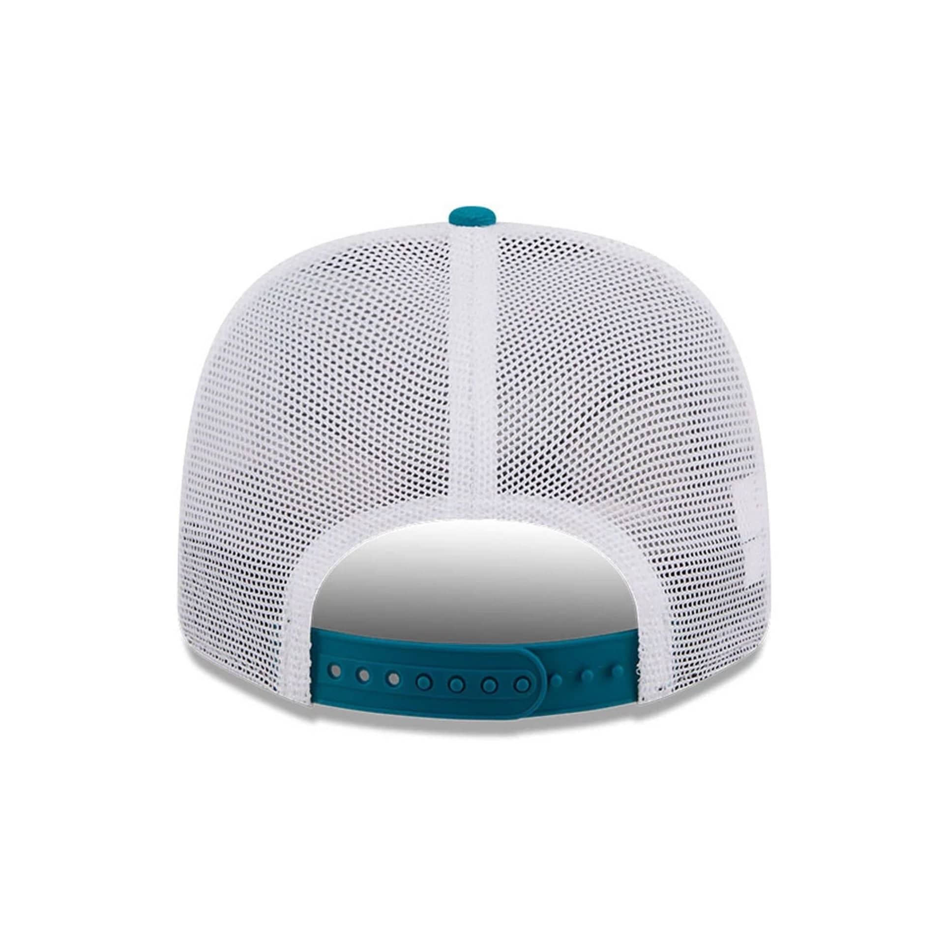 Pictured is this MiLB La Copa 2026 Albuquerque Isotopes 9SEVENTY Stretch Snap cap in Turquoise. 7