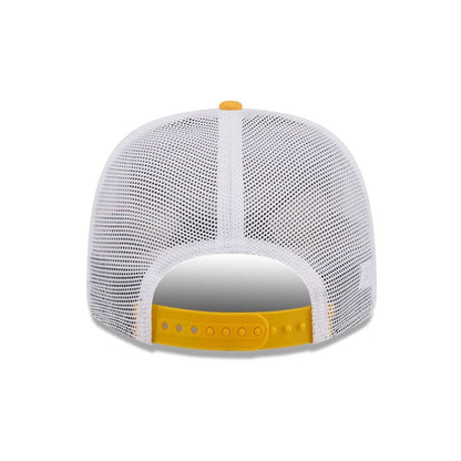 Pictured is this MiLB La Copa 2026 Akron Rubber Ducks 9SEVENTY Stretch Snap cap in dark yellow. 7