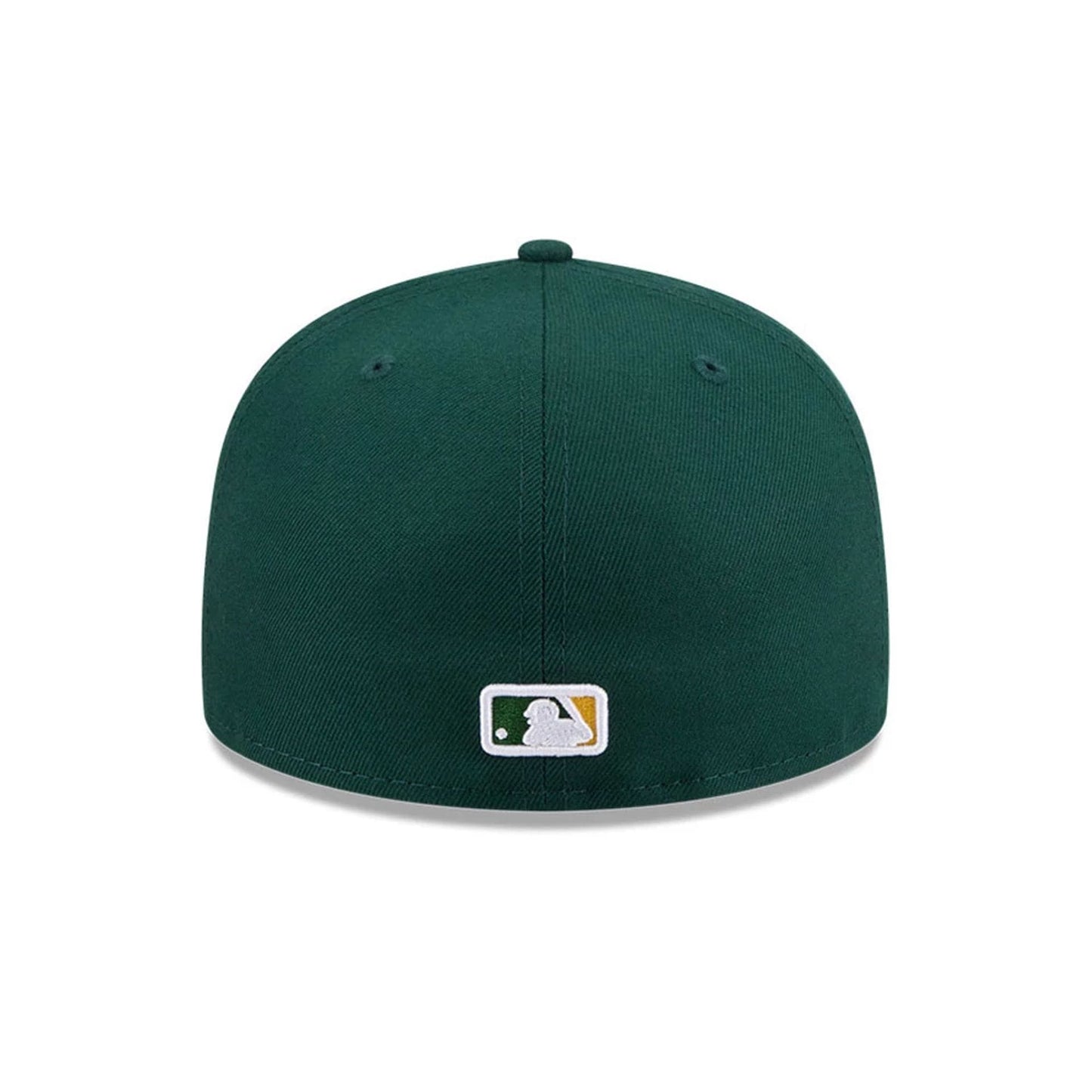Pictured is this MLB Jackie Robinson Athletics 59FIFTY Fitted cap in dark green. 7