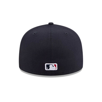 Pictured is this MLB Jackie Robinson Boston Red Sox 59FIFTY Fitted cap in navy. 7