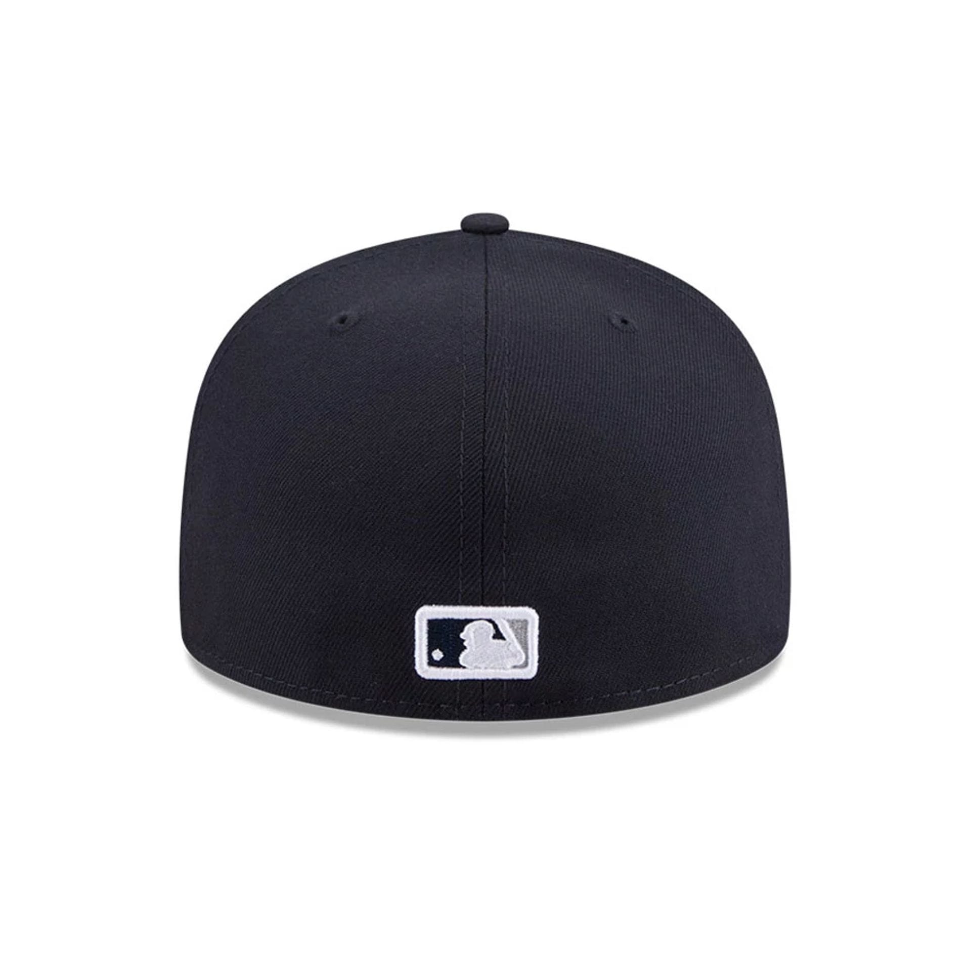 Pictured is this MLB Jackie Robinson New York Yankees 59FIFTY Fitted cap in navy. 7