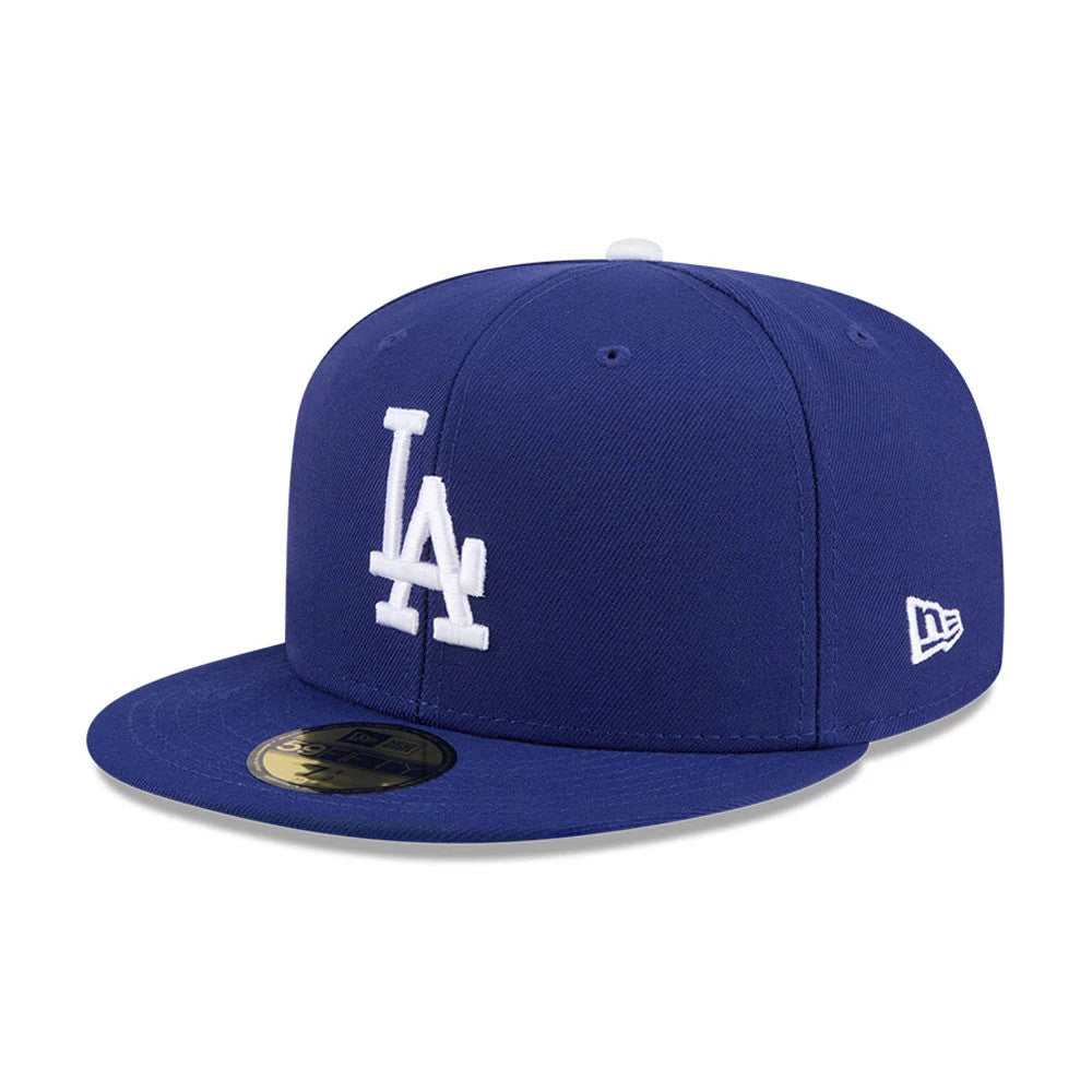 Pictured is this MLB Jackie Robinson LA Dodgers 59FIFTY Fitted cap in dark blue. 4