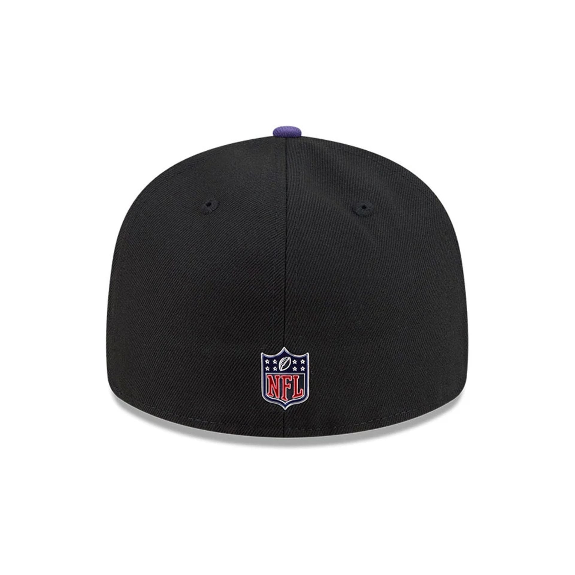 Pictured is this NFL Draft 2026 Baltimore Ravens 59FIFTY Fitted cap in black. 5
