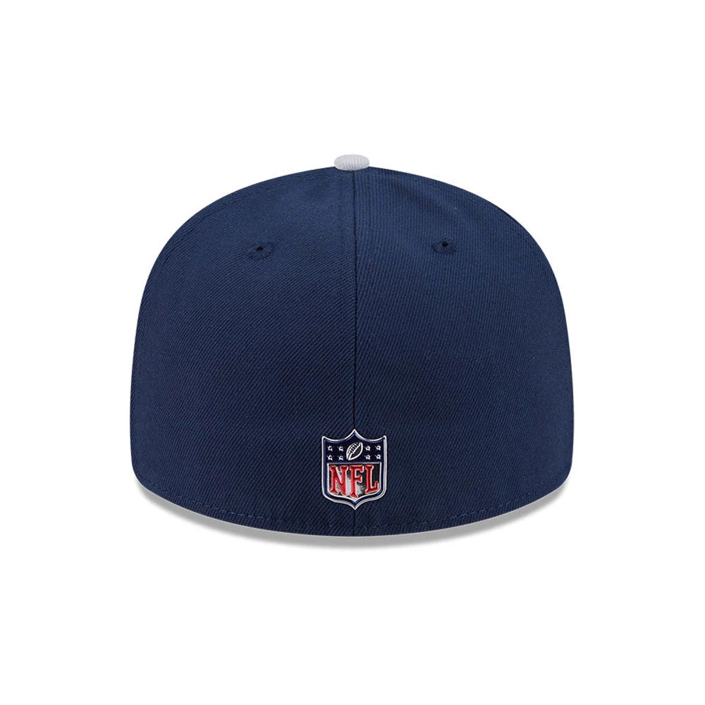 Pictured is this NFL Draft 2026 Dallas Cowboys 59FIFTY Fitted cap in dark blue. 6