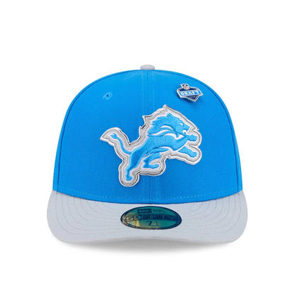 Pictured is this NFL Draft 2026 Detroit Lions 59FIFTY Fitted cap in blue. 3