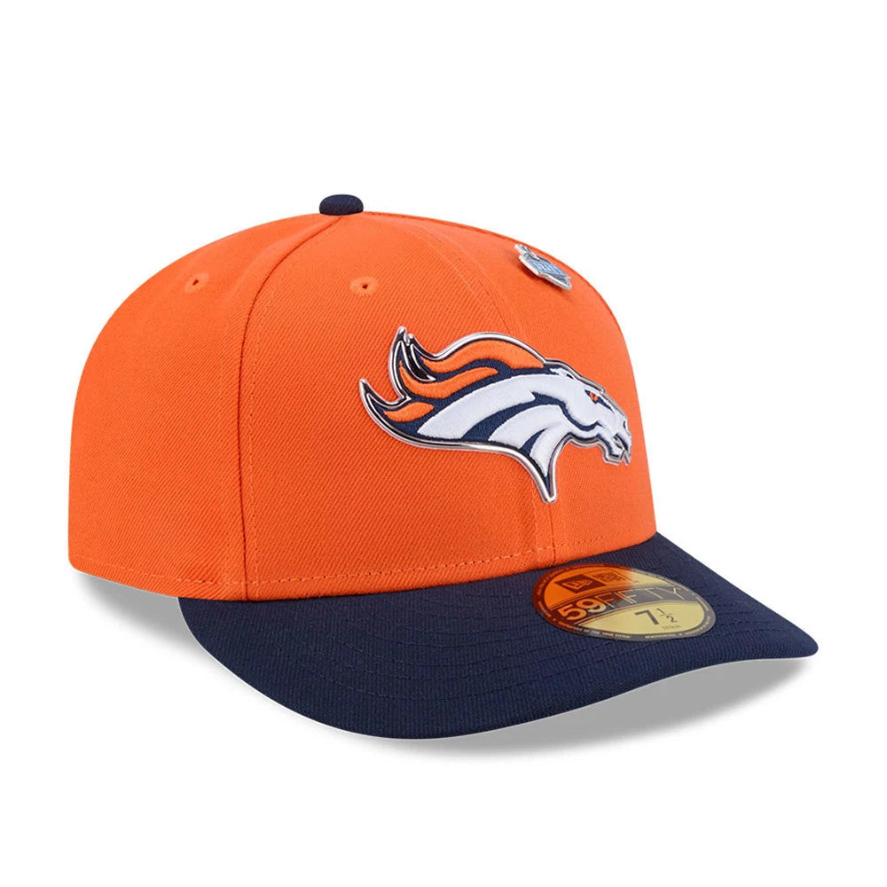Pictured is this NFL Draft 2026 Denver Broncos 59FIFTY Fitted cap in orange. 4