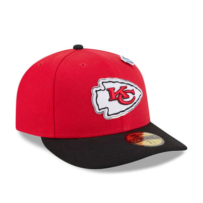 Pictured is this NFL Draft 2026 Kansas City Chiefs 59FIFTY Fitted cap in red. 4