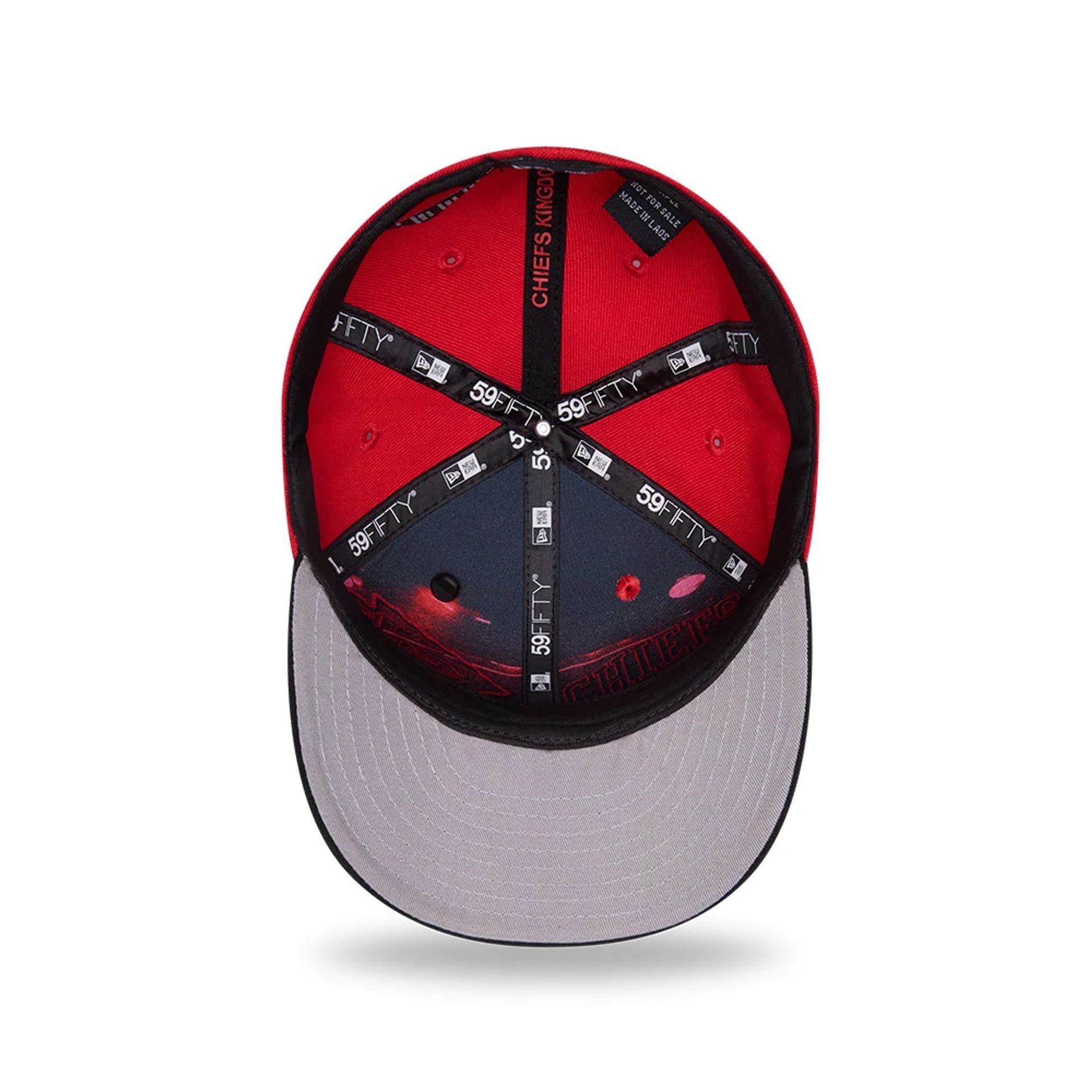 Pictured is this NFL Draft 2026 Kansas City Chiefs 59FIFTY Fitted cap in red. 2