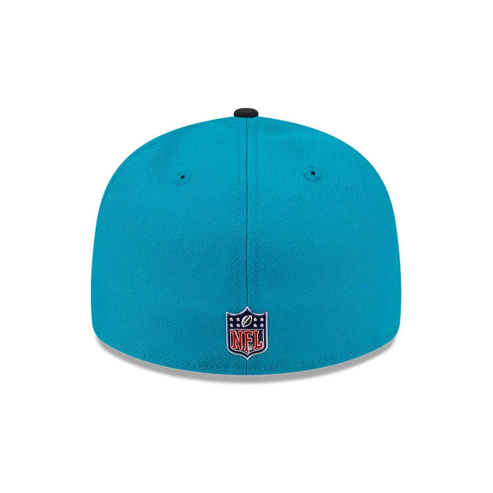 Pictured is this NFL Draft 2026 Jacksonville Jaguars 59FIFTY Fitted cap in turquoise. 5