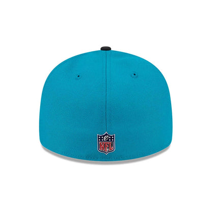 Pictured is this NFL Draft 2026 Jacksonville Jaguars 59FIFTY Fitted cap in turquoise. 5