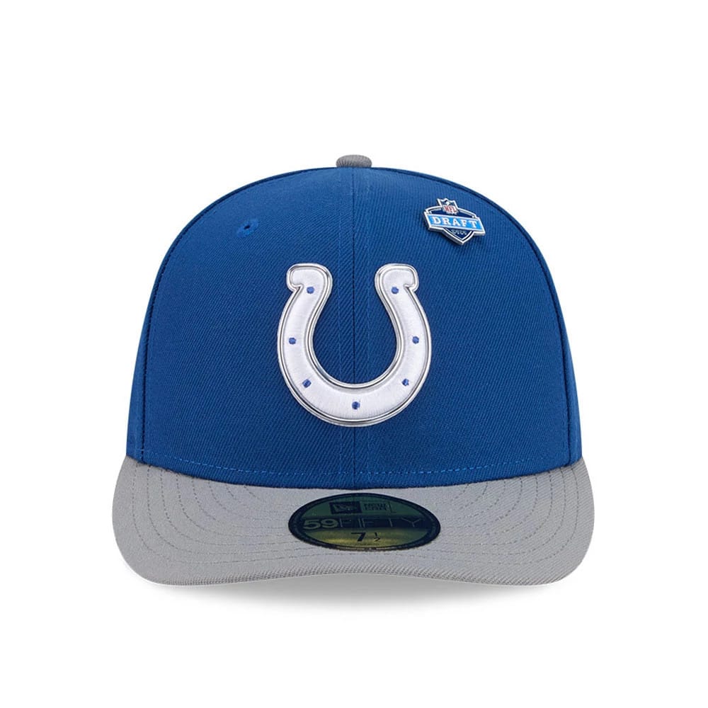 Pictured is this NFL Draft 2026 Indianapolis Colts 59FIFTY Fitted cap in blue. 3