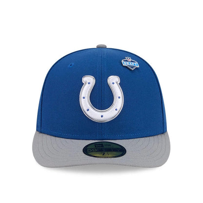 Pictured is this NFL Draft 2026 Indianapolis Colts 59FIFTY Fitted cap in blue. 3