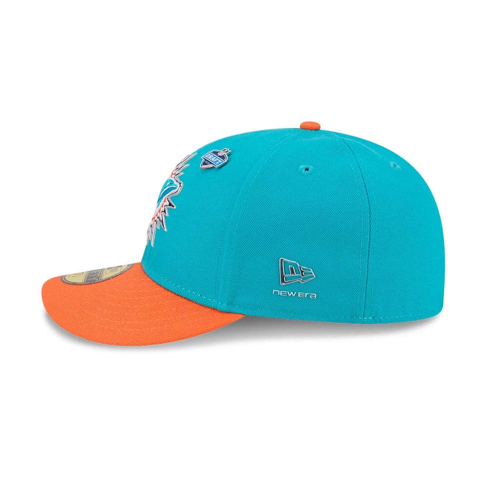 Pictured is this NFL Draft 2026 Miami Dolphins 59FIFTY Fitted cap in turquoise. 6