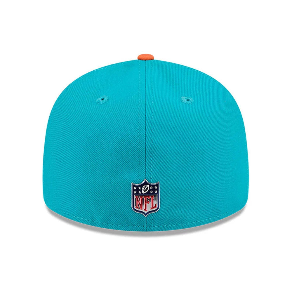 Pictured is this NFL Draft 2026 Miami Dolphins 59FIFTY Fitted cap in turquoise. 5