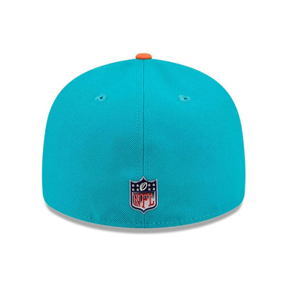 Pictured is this NFL Draft 2026 Miami Dolphins 59FIFTY Fitted cap in turquoise. 5