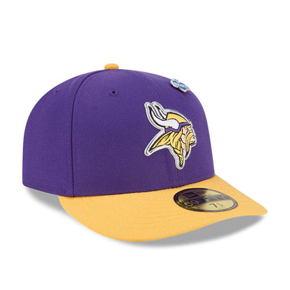 Pictured is this NFL Draft 2026 Minnesota Vikings 59FIFTY Fitted cap in purple. 4