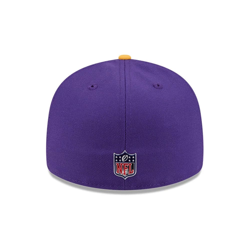 Pictured is this NFL Draft 2026 Minnesota Vikings 59FIFTY Fitted cap in purple. 5