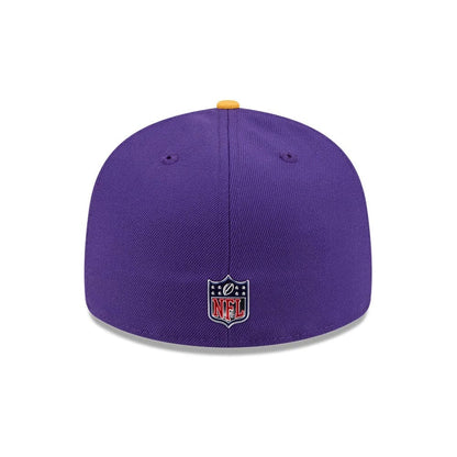 Pictured is this NFL Draft 2026 Minnesota Vikings 59FIFTY Fitted cap in purple. 5
