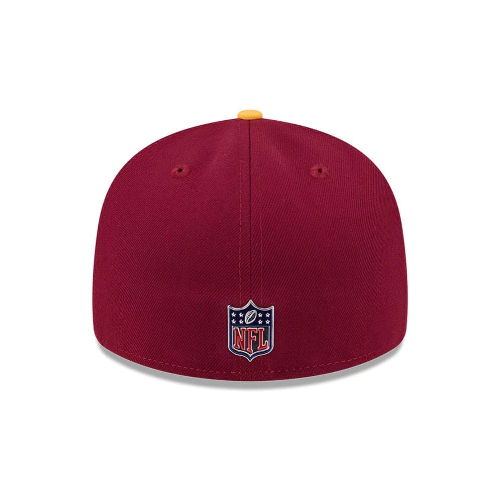 Pictured is this NFL Draft 2026 Washington Commanders 59FIFTY Fitted cap in dark red. 5