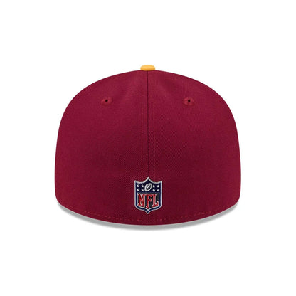 Pictured is this NFL Draft 2026 Washington Commanders 59FIFTY Fitted cap in dark red. 5