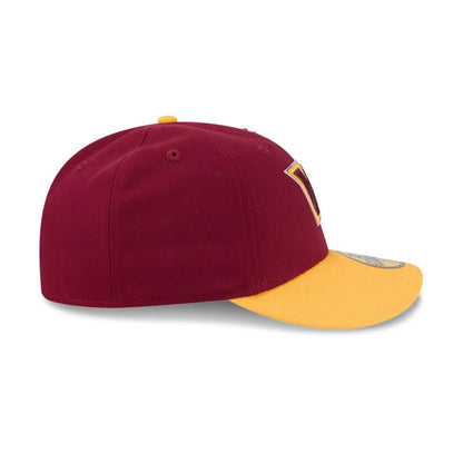 Pictured is this NFL Draft 2026 Washington Commanders 59FIFTY Fitted cap in dark red. 7