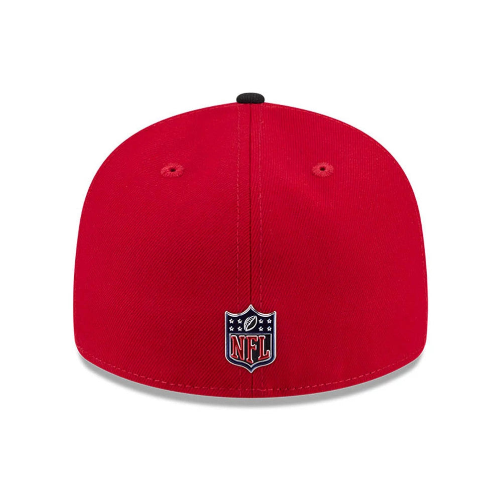 Pictured is this NFL Draft 2026 San Francisco 49ers 59FIFTY Fitted cap in red. 5