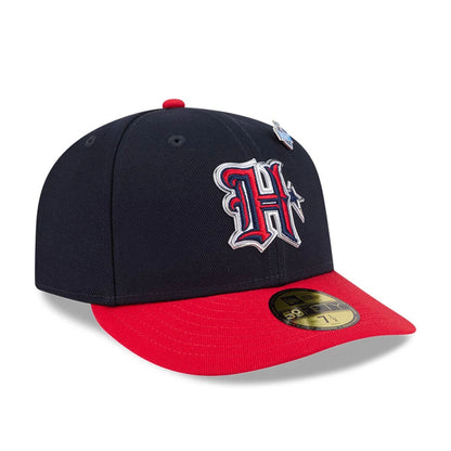 Pictured is this NFL Draft 2026 Houston Texans 59FIFTY Fitted cap in navy. 3