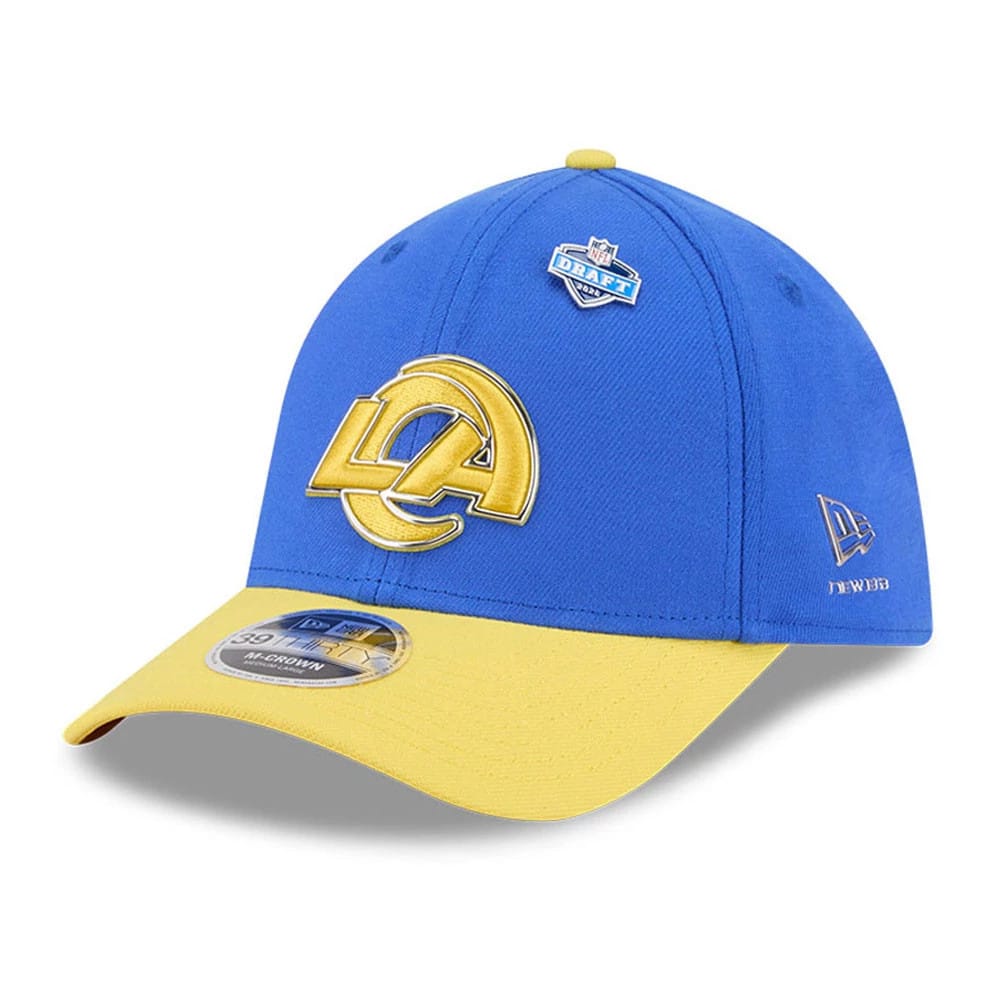 NFL Draft 2026 Rams Bright Blue 39THIRTY M-Crown Stretch Fit Cap