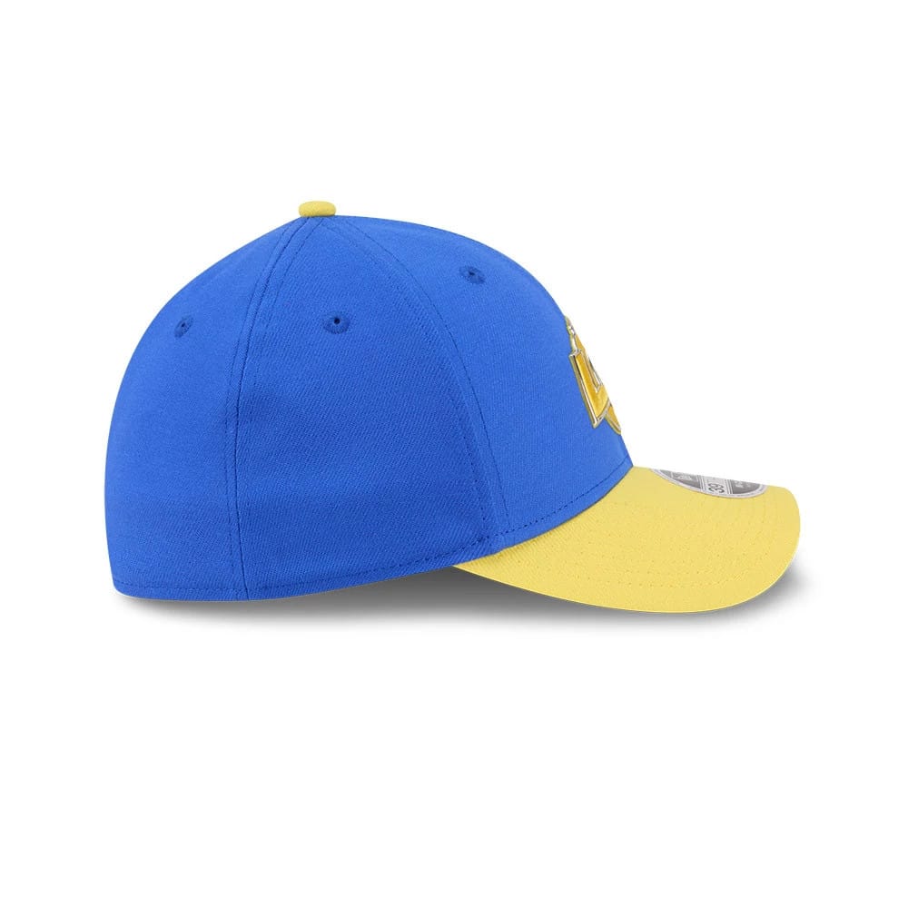 Pictured is this NFL Draft 2026 LA Rams 39THIRTY M-Crown Stretch Fit cap in bright blue. 6