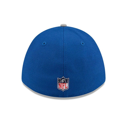 Pictured is this NFL Draft 2026 Indianapolis Colts 39THIRTY M-Crown Stretch Fit cap in blue. 5