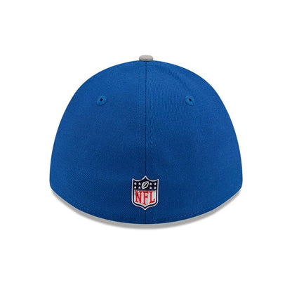 Pictured is this NFL Draft 2026 Indianapolis Colts 39THIRTY M-Crown Stretch Fit cap in blue. 5