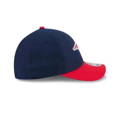 Pictured is this NFL Draft 2026 New England Patriots 39THIRTY M-Crown Stretch Fit cap in dark blue. 7