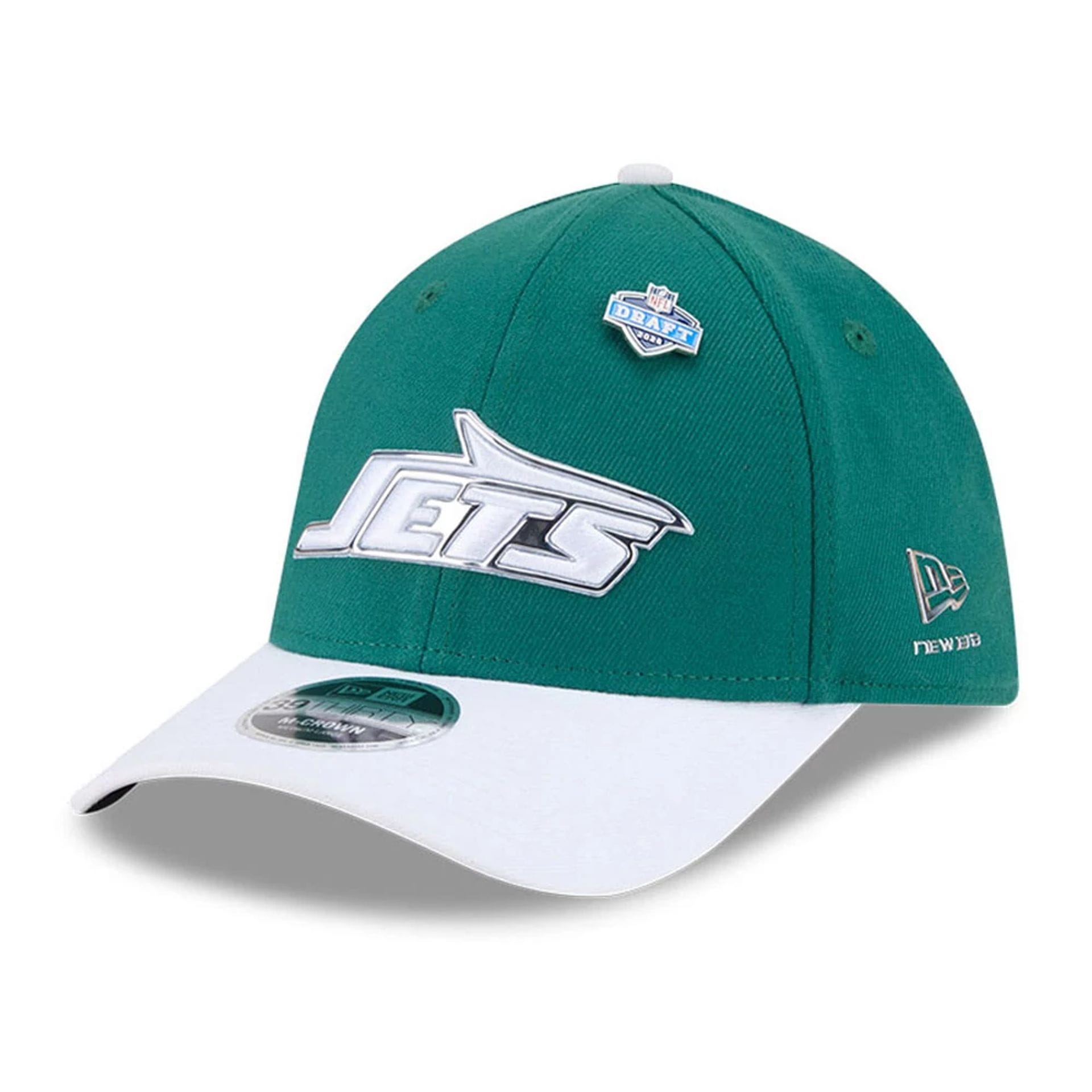 NFL Draft 2026 Jets Green 39THIRTY M-Crown Stretch Fit Cap | NEC UK