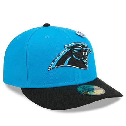 Pictured is this NFL Draft 2026 Carolina Panthers 59FIFTY Fitted cap in blue. 4