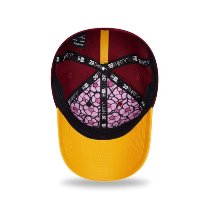 Pictured is this NFL Draft 2026 Washington Commanders 39THIRTY M-Crown Stretch Fit cap in dark red. 7