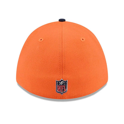 Pictured is this NFL Draft 2026 Denver Broncos 39THIRTY M-Crown Stretch Fit cap in orange. 5