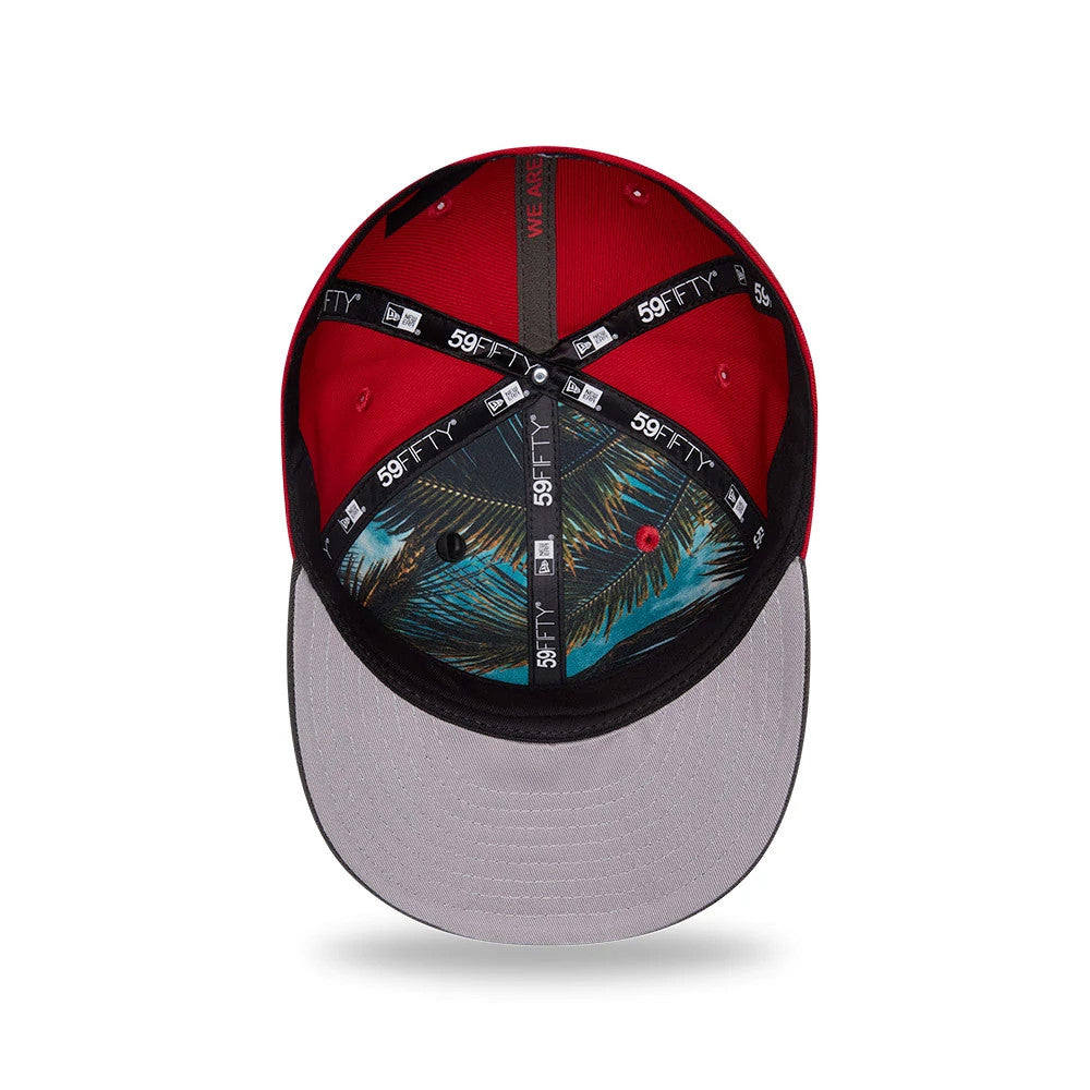 Pictured is this NFL Draft 2026 Tampa Bay Buccaneers 59FIFTY Fitted cap in red. 2