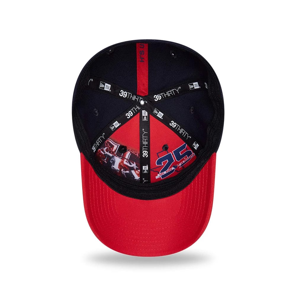 Pictured is this NFL Draft 2026 Houston Texans 39THIRTY M-Crown Stretch Fit cap in navy. 7