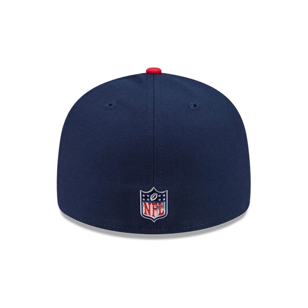 Pictured is this NFL Draft 2026 New England Patriots 59FIFTY Fitted cap in dark blue. 5