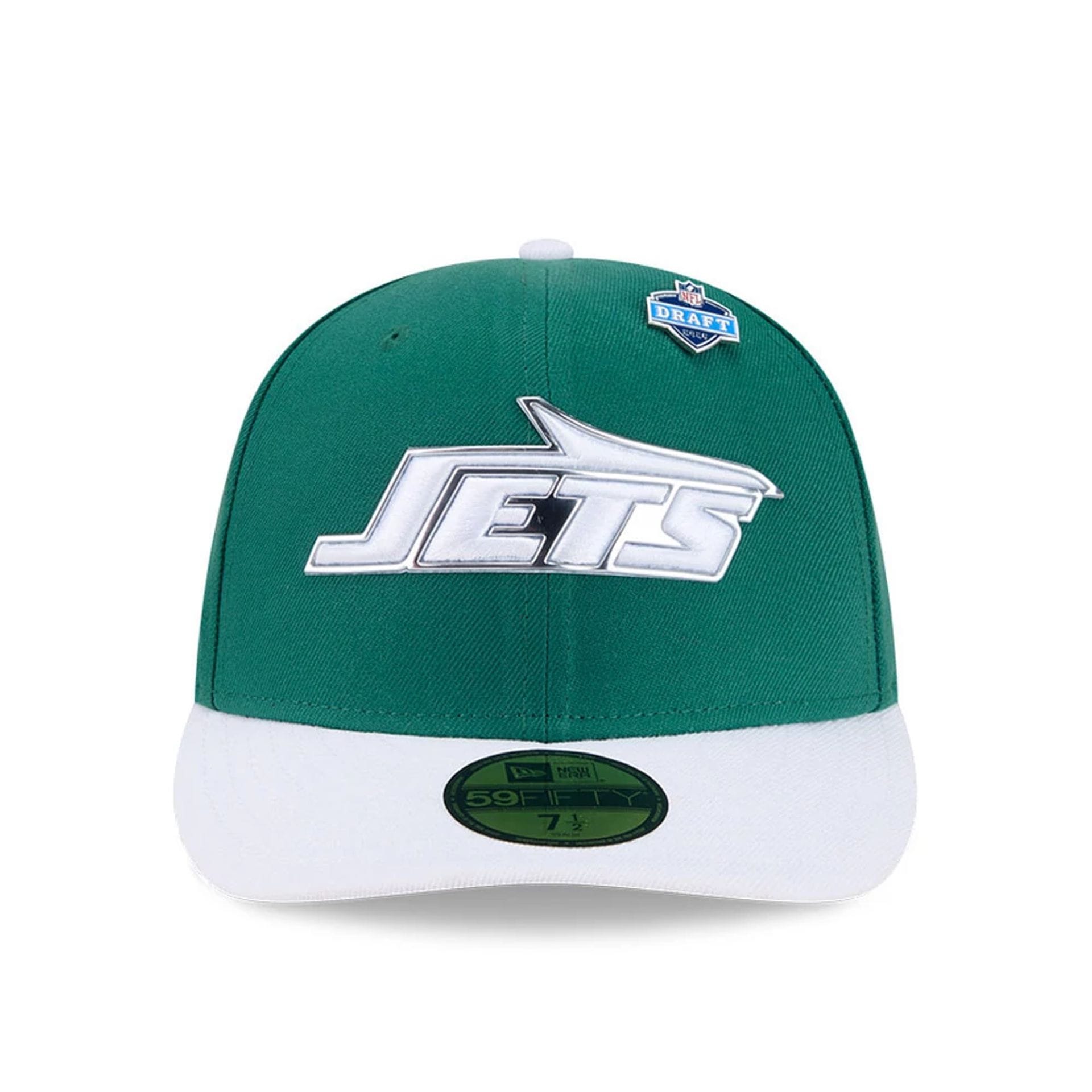 Pictured is this NFL Draft 2026 New York Jets 59FIFTY Fitted cap in green. 3