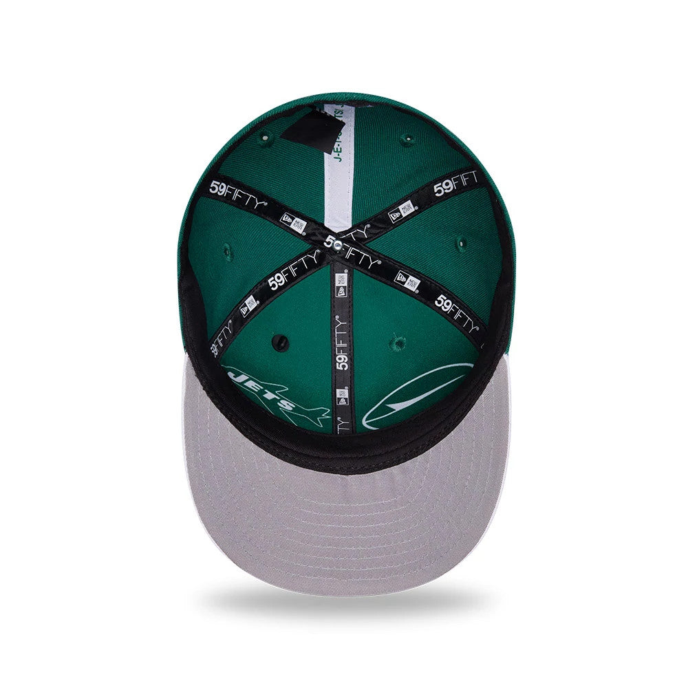 Pictured is this NFL Draft 2026 New York Jets 59FIFTY Fitted cap in green. 2