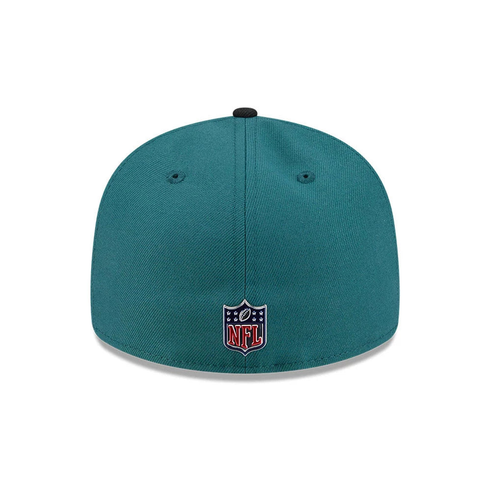 Pictured is this NFL Draft 2026 Philadelphia Eagles 59FIFTY Fitted cap in dark green. 5
