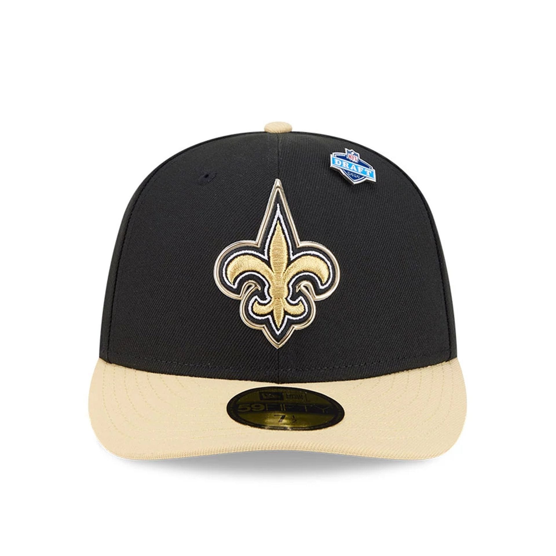 Pictured is this NFL Draft 2026 New Orleans Saints 59FIFTY Fitted cap in black. 3