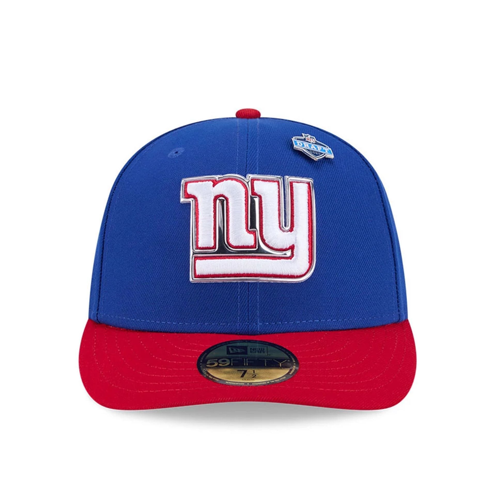 Pictured is this NFL Draft 2026 New York Giants 59FIFTY Fitted cap in blue. 3