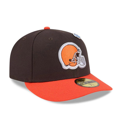 Pictured is this NFL Draft 2026 Cleveland Browns 59FIFTY Fitted cap in dark brown. 4
